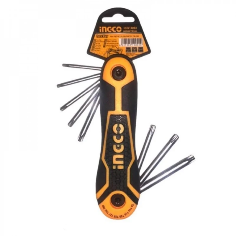 Buy Ingco HHK14083 8 Pcs CR-V Torx Key Set online
