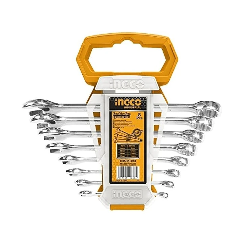 Buy Ingco HKSPA1088-I 6-19mm Combination Spanner Set online