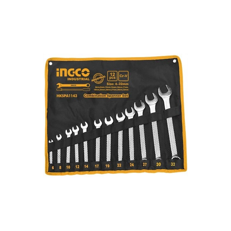 Buy Ingco HKSPA1143 6-32mm Spanner Set online