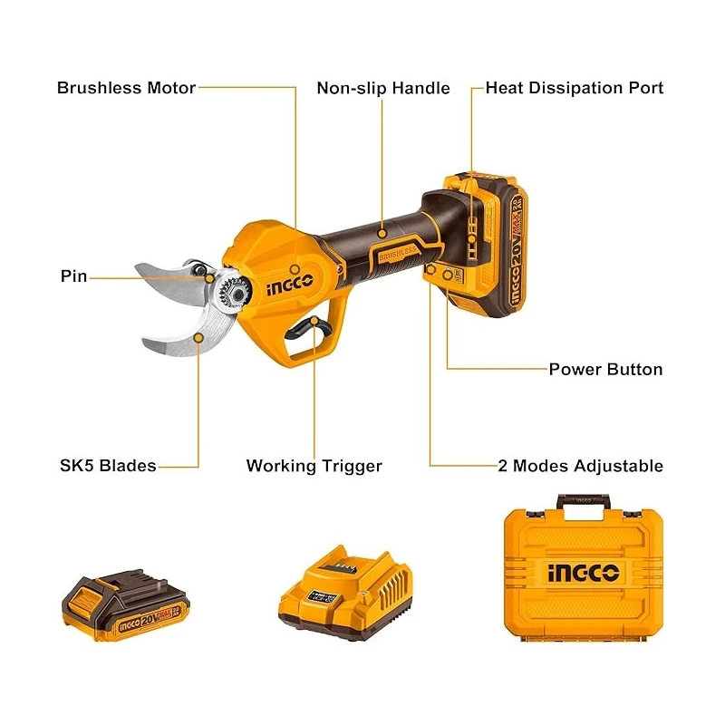 Buy Ingco CSSLI203083 Cordless Metal Gauge Power Shears online