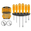 Buy Ingco HKSD0658 Yellow Screwdriver Set online
