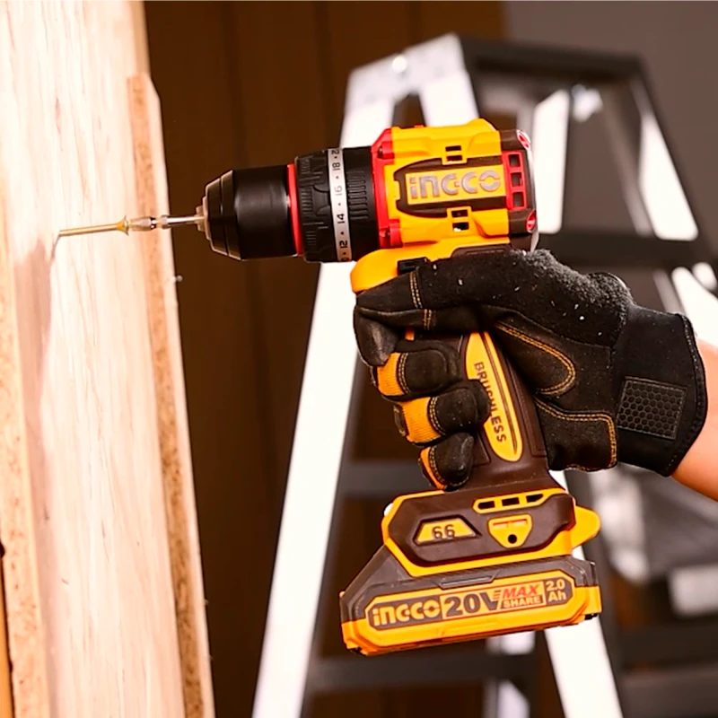 Buy Ingco CDLI20668 2Ah Compact Brushless Cordless Drill online