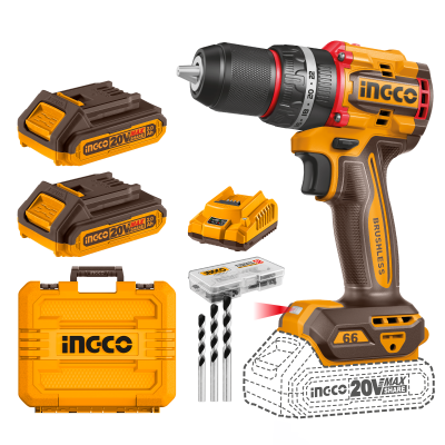 Buy Ingco CDLI20668 2Ah Compact Brushless Cordless Drill online