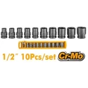 Buy Ingco HKISSD12101 VTH 1/2 inch Impact Socket Set online
