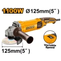 Buy Ingco AG1100385 1100W Variable Speed Angle Grinder online