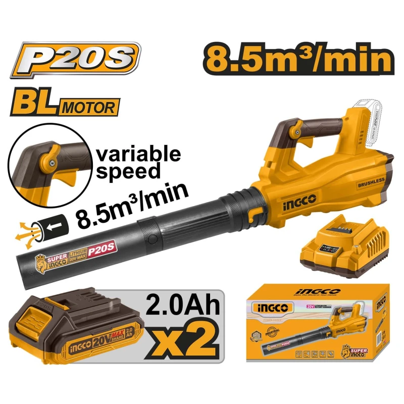 Buy Ingco CABLI204282 2Ah Cordless Blower with Battery online