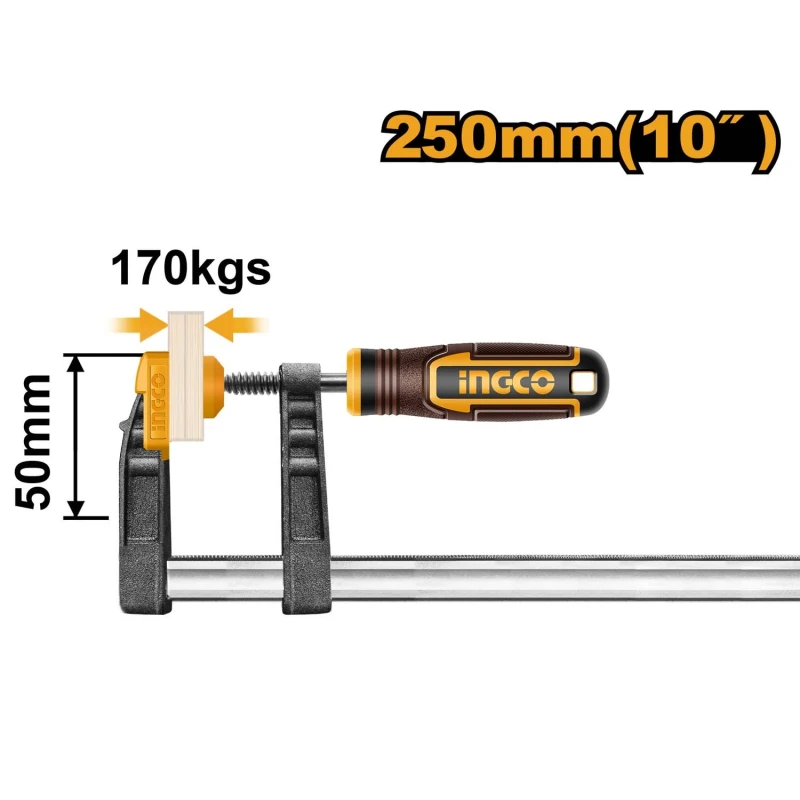 Buy Ingco HFC020503 F Clamp for Stable Clamping online