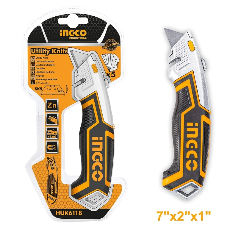 Buy Ingco HUK6118 180mm Utility Knife online