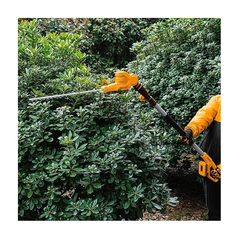 Buy Ingco CPTS201681 Lithium-Ion Pole Saw Hedge Trimmer online
