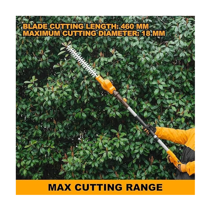 Buy Ingco CPTS201681 Lithium-Ion Pole Saw Hedge Trimmer online