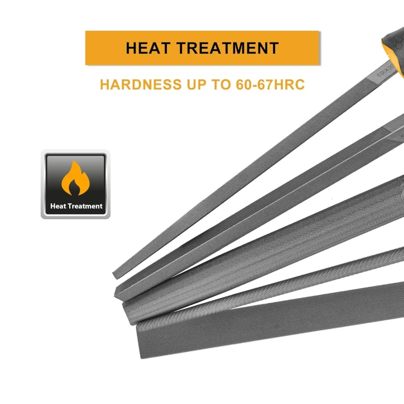 Buy Ingco HKTFS0508 5 Pcs 8 inch Steel File Set online