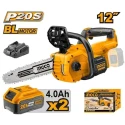 Buy Ingco CGSLI201286 Brushless Cordless Chain Saw online
