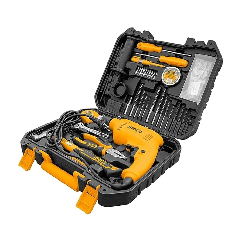 Buy Ingco HKTHP11151 115 Pcs 680W Impact Drill Kit online