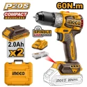 Buy Ingco CDLI20602 2Ah Brushless Cordless Drill Driver online