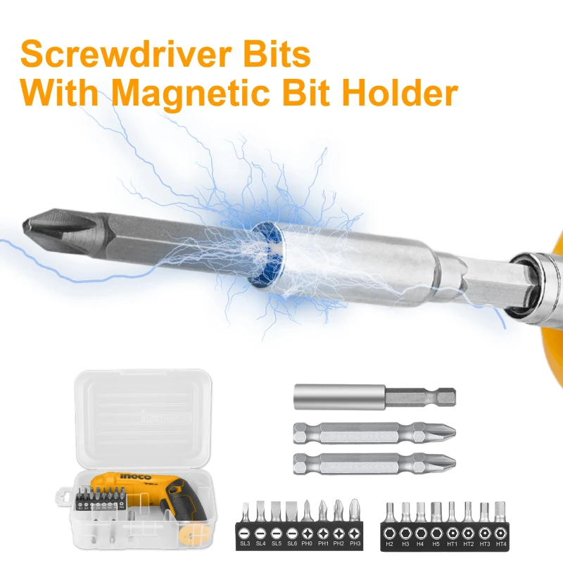 Buy Ingco CSDLI0442 4V Lithium-ion Cordless Screwdriver online