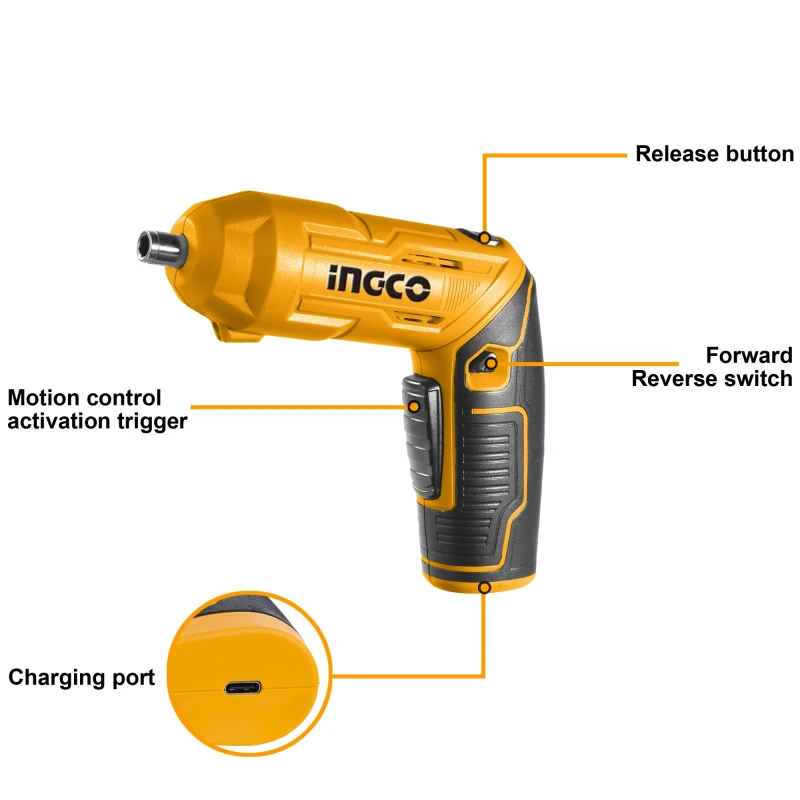 Buy Ingco CSDLI0442 4V Lithium-ion Cordless Screwdriver online