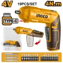 Buy Ingco CSDLI0442 4V Lithium-ion Cordless Screwdriver online