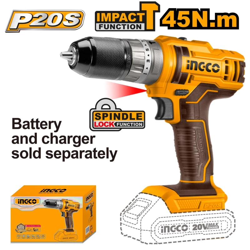 Buy Ingco CIDLI201455 Cordless Impact Drill online