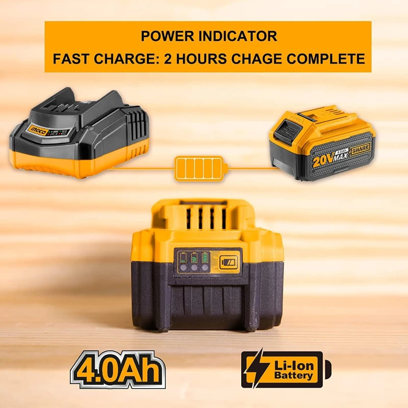 Buy Ingco FBLI2002 20V Lithium-Ion Battery Pack online