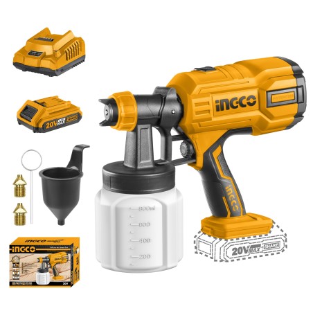 Buy Ingco CSGLI20406 Cordless Paint Spray Machine online