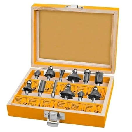 Buy Ingco AKRT1201 6mm Rotary Bits Set online