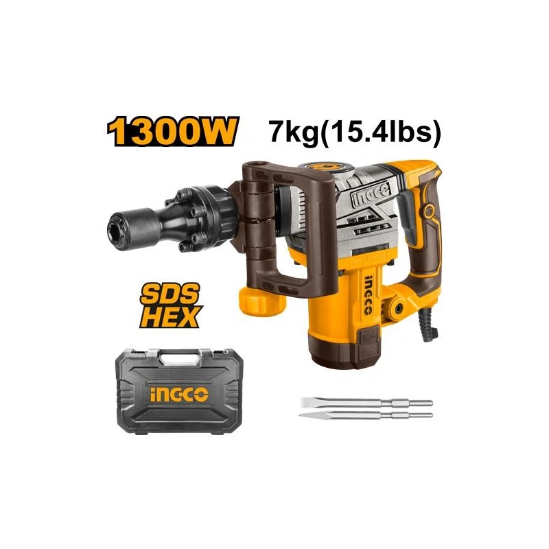 Buy Ingco PDB130018 1300W Demolition Breaker Chisels online