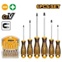 Buy Ingco HKSD0628 CR-V Screwdriver Set online