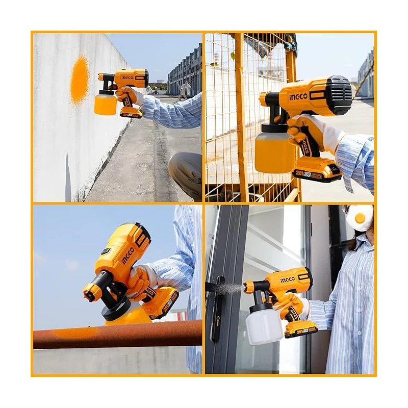 Buy Ingco CSGLI2001 20V Lithium-Ion Spray Gun online