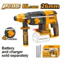 Buy Ingco CRHLI20228 20V Li-ion Cordless Rotary Hammer online