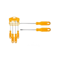 Buy Ingco HKSD0458 60mm CrV Yellow Screwdriver Set online
