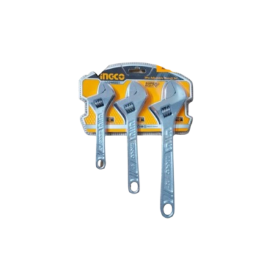 Buy Ingco HADWK031 Carbon Steel Adjustable Wrench Set online