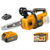 Ingco 900W 12 inch Brushless Cordless Chain Saw with 2 Pcs 20V 4Ah Li-ion Battery & Charger, CGSLI201286