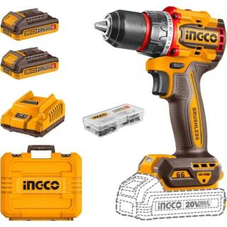 Buy Ingco CDLI20602 2Ah Brushless Cordless Drill Driver online