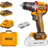 Ingco 20V 2Ah 13mm Compact Brushless Cordless Drill Driver, CDLI20602