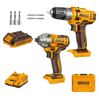 Buy Ingco COSLI230708 Cordless Drill&Impact Driver Combo online