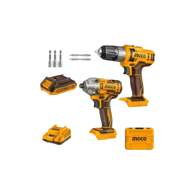 Buy Ingco COSLI230708 Cordless Drill&Impact Driver Combo online