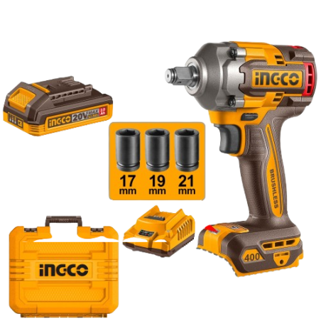 Buy Ingco CIWLI2040 1/2 inch Square Drive Impact Wrench online