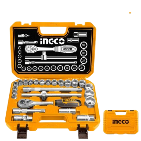 Buy Ingco HKTS12251 25 Pcs CR-V Socket Set online