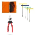 Hillgrove HGCM340M1 9-Piece Hex Allen Key Set with 8" Plier & 4 T-Spanner Sockets image-1