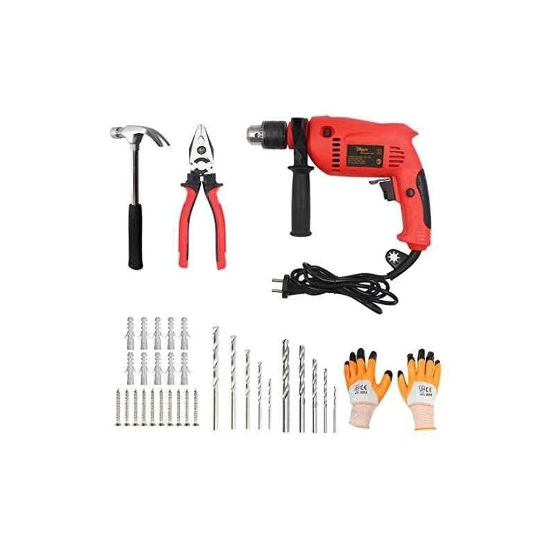Hillgrove HGCM206 700W 13mm Pistol Grip Drill Machine Set image-3