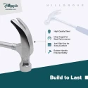 Hillgrove HGCM461M1 Tool Combo with Claw Hammer Wire Cutter & 8 inch Plier image-1
