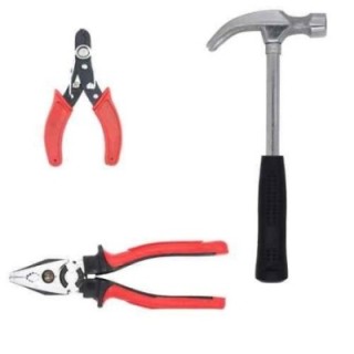 Hillgrove HGCM461M1 Tool Combo with Claw Hammer Wire Cutter & 8 inch Plier image-4