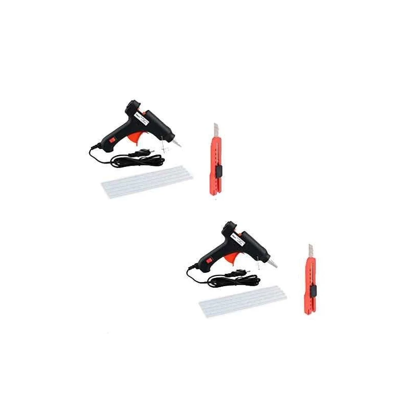 Hillgrove HGCM931 20W Electric Hot Glue Gun with 5 Glue Sticks & Utility Knife (Pack of 2) image-3