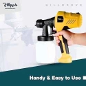 Hillgrove HGCM1314 400W HVLP Paint Sprayer Gun with Gloves & Scissor image-5