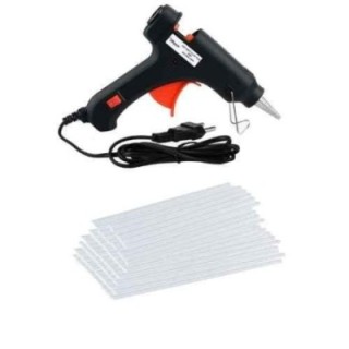 Hillgrove HGCM277M1 20W Electric Hot Melt Glue Gun with 80 Glue Sticks image-1