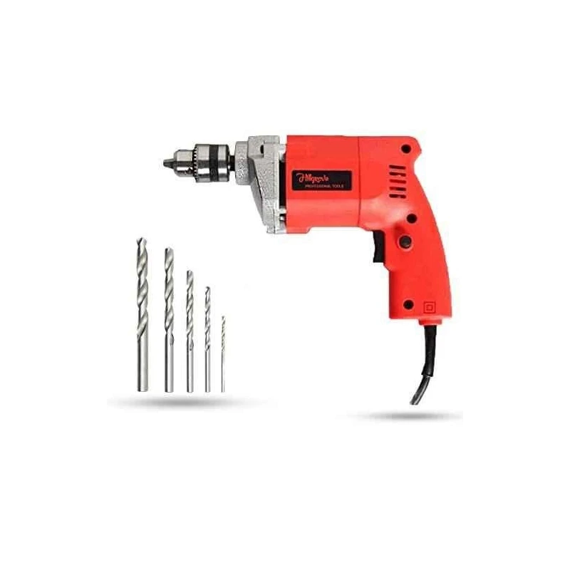 Hillgrove HGCM911 500W Variable Speed Drill Machine with 5 HSS Drill Bits image-5