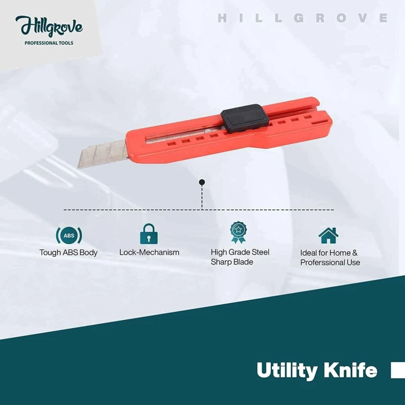 Hillgrove HGCM280M1 20W Electric Hot Melt Glue Gun with 10 Glue Sticks & Utility Knife image-6