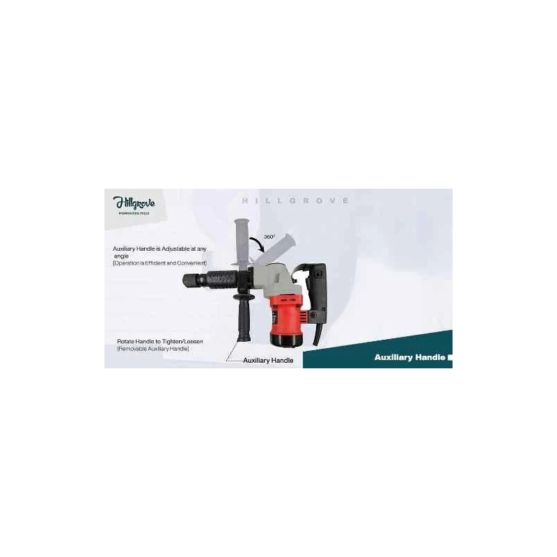 Hillgrove HGCM934 1200W Demolition Hammer Concrete Breaker with 2 Bits image-4