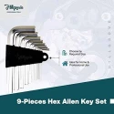 Hillgrove HGCM853 9-Piece Full Hex Allen Key and 4-Piece T-Spanner Set image-5