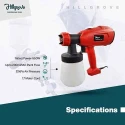Hillgrove HGCM092 550W Plastic Heavy Duty DIY Paint Sprayer Gun Machine Set image-4
